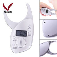 Fgvrgrt Body FAT caliper จอภาพอิเล็กทรอนิกส์จอแสดงผลดิจิตอลผิวทดสอบกล้ามเนื้อร่างกายไขมันวิเคราะห์เทปวัดแพ็ค