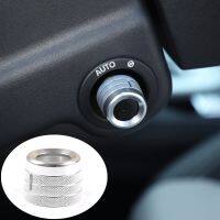 fvdbsdv Aluminum Alloy Silver Car Steering Wheel Adjustment Lever Knob Ring Trim Fit For Land Rover For Jaguar Auto Interior Accessories