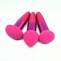 3 Pcs Makeup Sponges Profession Makeup Foundation Beauty Pen Sponge Puff for Liquid Creams Powders Puff Beauty Tool Ross Red Set