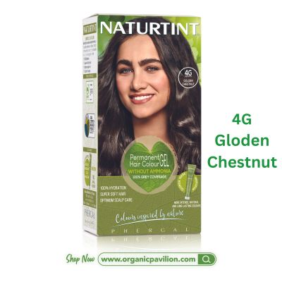 Naturtint ผลิตภัณฑ์เปลี่ยนสีผม - 4G (Golden Chestnut / สีน้ำตาลเข้ม-ประกายทอง) Permanent Hair Colour Gel (170 ml)