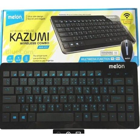 Melon KAZUMI Keyboard Mouse Wireless Combo MKM-400