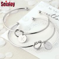 Silver Bracelets Letters