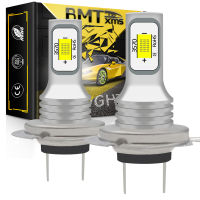 BMTxms For BMW Audi VW H7 Auto LED Fog Light Bulbs Super Bright DRL Daytime Running Light Lamp Bulbs Car Accessories