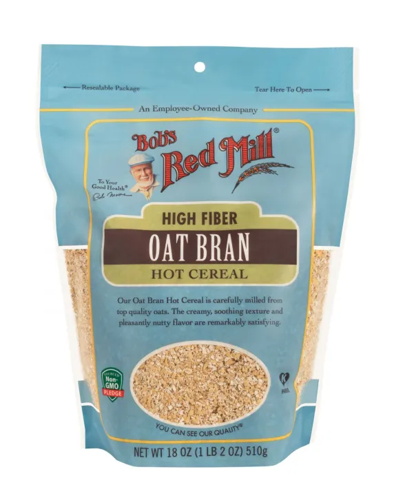 Imported Bob's Red Mill Organic High Fiber Oat Bran Hot Cereal 510