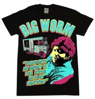 Big หนอน Vintage เสื้อยืด S-5XL