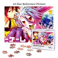 Sora And Shiro (No Game No Life) Wooden Jigsaw Puzzle 500 Pieces Educational Toy Painting Art Decor Decompression toys 500pcs