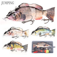 Hot Sale Electric Fishing Lures Rechargeable Led Luminous Multi Jointed Swimbaits Hard Lures Fishing Tackle