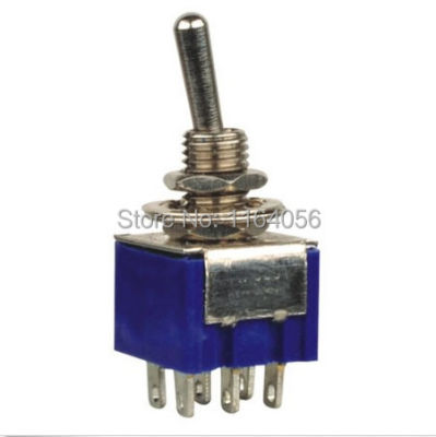 20pcslot 6-Pin DPDT ON-OFF-ON Mini Toggle Switch 6A 125VAC Mini Switches