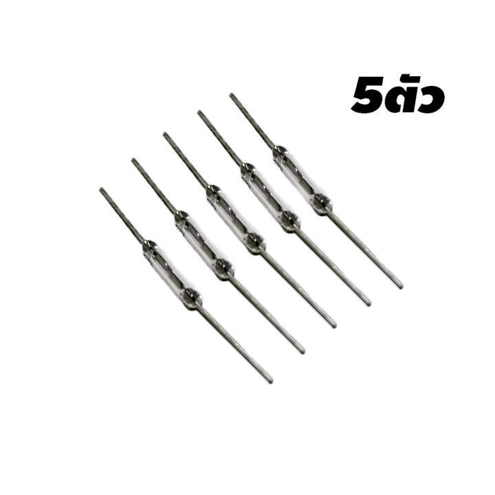 (5ชิ้น / 10ชิ้น)Reed Switch MKA14103 (Normal Open) 14mm x 2mm Miniature