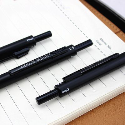 1pcs 4-in-1 Multicolor pen - Creative student Metal Cased - Black   Blue   Red Ballpoint pen and 0.5mm pencil Pens