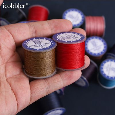 Waxed Polyester Cord Wax-Coated Strings Waterproof Round Wax Coated Thread for Braided Bracelets DIY Accessories Leather Sewing