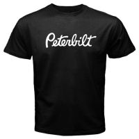 [COD]ใหม่ เสื้อยืดผ้าฝ้าย 100% พิมพ์ลาย PETERBILT TRUCKS TRUCKER เรียบง่าย สีดํา ไซซ์ S ถึง 3XL สําหรับผู้ชาย ผู้หญิง ขา  SKNH