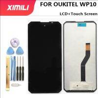 หน้าจอ LCD ขนาด6.67นิ้ว WP10 OUKITEL ของแท้ใหม่5G + อะไหล่เครื่องอ่านพิกัดหน้าจอสัมผัสสำหรับเปลี่ยนสมาร์ทโฟนของ WP10 + อุปกรณ์