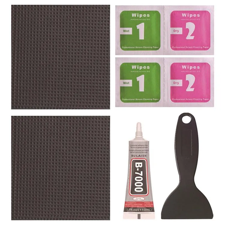 Trampoline Patch Repair Kit 4 x 4 inch Square Glue On Patches Waterproof  Tent Bounce House Patch Kit Repair Holes or Tears in a Trampoline Mat  useful