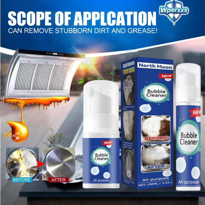 Byssherer Bubble Cleaner Foam Heavy Duty Stain Removing Foam 30ml Rinse