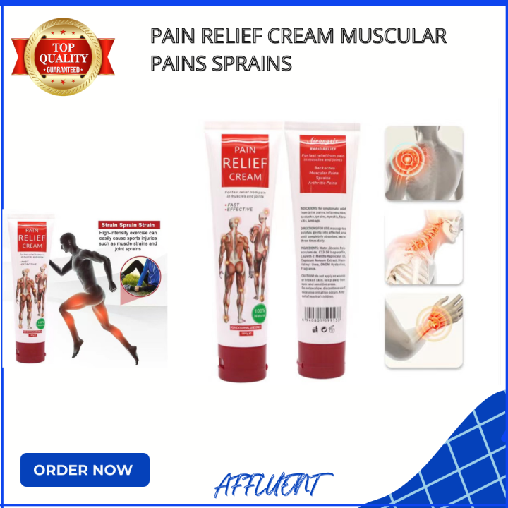 RAPID RELIED FOR FAST RELIEF FROM PAIN IN MUSCLES AND JOINTS, BACK