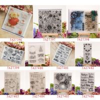 ❤❤Bear Heart DIY Silicone Clear Stamp Cling Seal Scrapbook Embossing Album Decor