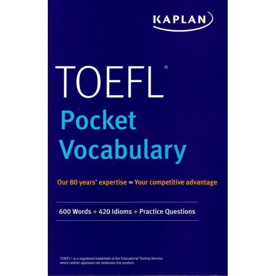 One, Two, Three ! Kaplan Toefl Pocket Vocabulary