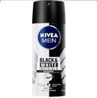 สเปรย์นีเวียเมนแบล็ค&amp;ไวท์ 50 มล. Nivea Men Black&amp;White Invisible Original