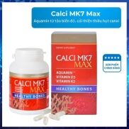 Canxi MK7 Max - Viên uống bổ sung canxi tảo đỏ tự nhiên, vitamin D3