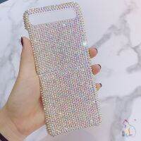 [LWF 2022]☂⊙✲ Handmade Bling Rhinestone เพชรสำหรับ Samsung Z Flip 3 Zfold3 5G S21 Ultra S20 S10 Plus S10E S21FE S9หมายเหตุ10 Plus หมายเหตุ20 Ultra กรณี Glitter หรูหราที่มีสีสันกลับปก