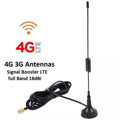 4G Antennas High Gain Signal Booter 18Dbi เสาขยายสัญญาณ 3G/4G สำหรับ 4G Router ใส่ชิม ช่วยให้ Router รับสัญญาณ 3G 4G ได้ดี ช่วยให้สัญญาณแรงขึ้น