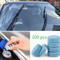 、‘】【； 20-200X  (1Pcs = 4L Water) Car Wiper Sloid Tablet Window Glass Cleaner For BMW Peugeot Audi Ford Benz Golf Honda Tesla Accessory