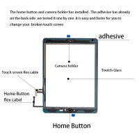 (ร้อน) สำหรับ Air 1 Touch Screen Digitizer Glass A1474 A1475 A1476พร้อมปุ่ม Home,ผู้ถือกล้อง,กาว,ชุดเครื่องมือกระจกนิรภัย