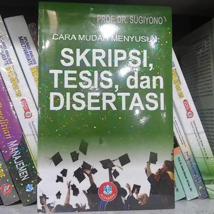 Buku Cara Mudah Menyusun Skripsi Tesis Dan Disertasi Sugiyono Lazada Indonesia 0571