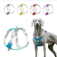 【YF】 Arnês de cachorro reflexivo ajustável Correia no peito Colete para cães pequenos médios e grandes Treinamento ar livre protetor