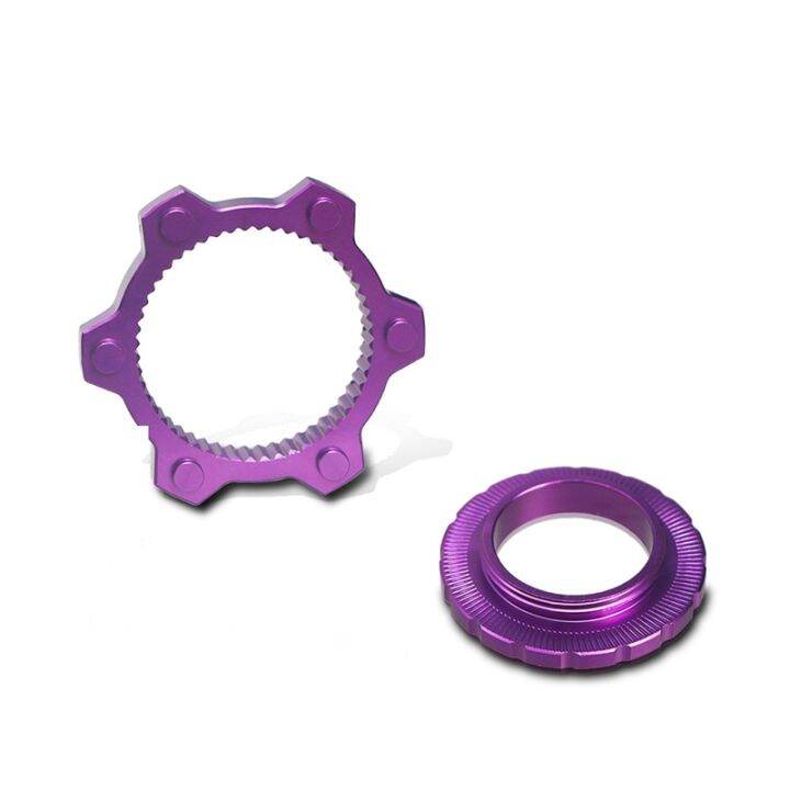 Bike Hub Center Lock to 6 Hole Adapter Mountain Bicycle Hubs Middle