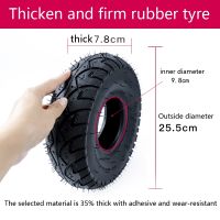 10 inches High Quality 4.10/3.50-4 Inner Outer Tyre 410/350-4 Pneumatic Wheel Tire for Electric Scooter Trolley Accessories