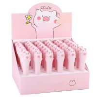 hjk►  Soft Sponge Pink Pig Gel Pens Kawaii 0.5mm Ink Pressure for School Korean Stationery Office Supplies