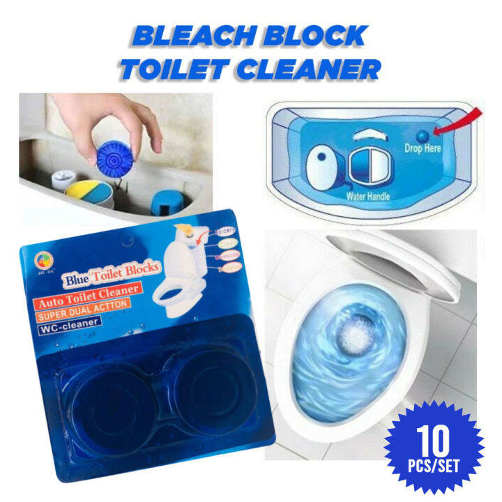 Flush Toilet Bowl Blue Tablet Cleaner Toilet Cleaner Lazada PH