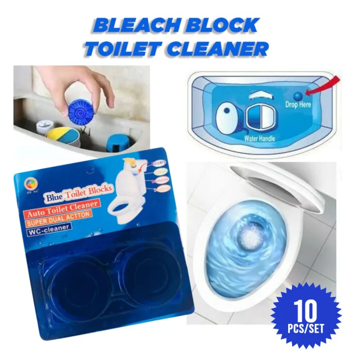 Flush Toilet Bowl Blue Tablet Cleaner Toilet Cleaner Lazada PH