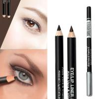 New Fashion Professional Makeup Black Brown Eyeliner Pencil Eyebrow Pencil Waterproof Lasting Cosmetic Beauty Tool