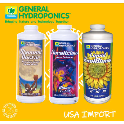 [ready stock][พร้อมส่ง] General Hydroponics รวมปุ๋ยเสริมดอก ปุ๋ยทำดอก เพิ่มผลผลิต เพิ่มขนาดดอก เพิ่มไตรโคม เพิ่มกลิ่น เร่งสีมีบริการเก็บเงินปลายทาง