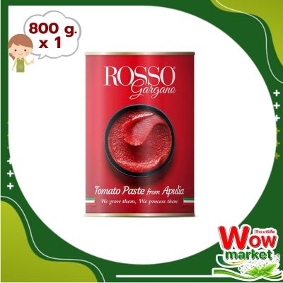 Rosso Tomato Paste 800g  WOW..! รอซโซ่ ซอสมะเขือเทศเข้มข้น 800 กรัม