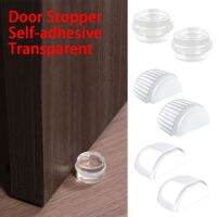 【CW】 Bedroom Anti Collision Transparent Doorstop Wall Protectors Floor Holder Door Stopper