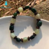 Bracciali Da Donna Gioielli Per Donna 2021 Verde Hetian หยกสายรัดข้อมือแบบร้อย Nephrite Matoriale Gioielli Allingrosso Pietra Naturale