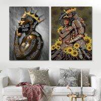 Black King โปสเตอร์แอฟริกันอเมริกันพิมพ์ Black Man ภาพวาดผ้าใบ Wall Art รูปภาพสำหรับห้องนั่งเล่น Home Decor ของขวัญที่ดีที่สุด New