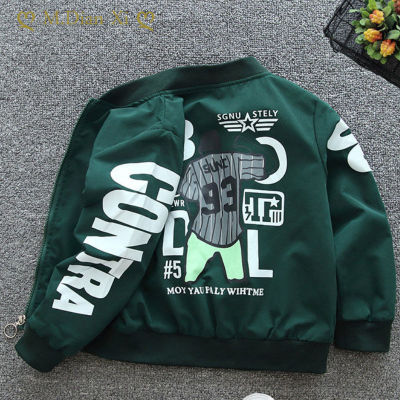 Baby Boys Jacket Cardigan 2022 Fashion Spring Autumn sport letter Coats Army Childrens Letter Print Windbreaker Outerwear