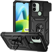 Redmi A1+ Case, WindCase Heavy Duty Protective Case with Ring Kickstand and Sliding Camera Cover for Xiaomi Redmi A1 / A1+