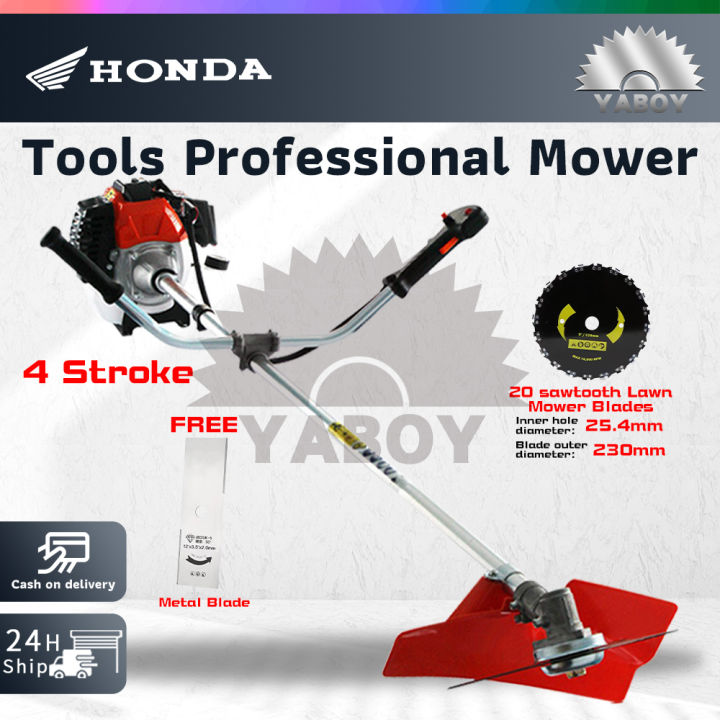 Honda Grass Trimmer 4 Stroke Brush cutter Tiller attachment with Big ...