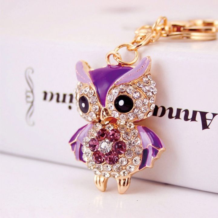 unpioncl-lovely-owl-keychain-rhinestone-crystal-keyring-key-ring-chain-bag-charm-pendant-gift-headbands