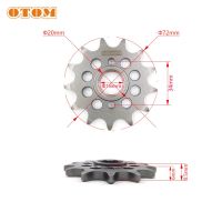 OTOM โซ่520มอเตอร์ไซค์โซ่ด้านหน้า13T เฟืองปลอมแปลงน้ำหนักเบาสำหรับ ZONGSHEN CB250D-G CB250-F KAYO MOTOLAND AVANTIS โซ่ LLL3732 Sprocke