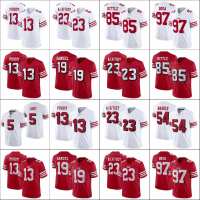 NFL49 เสื้อรักบี้รุ่นใหม่ปักสีแดง 85#Kittle 97#BOSA 13#PURDY  23#