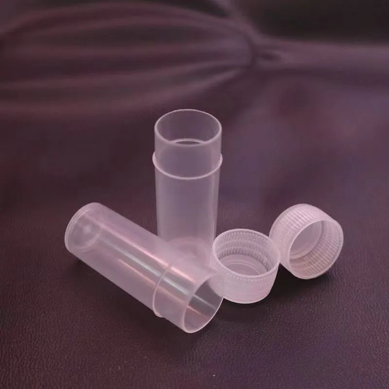 20pcs 5ml Plastic Bottle Sample Jar 5g Small Barrel Vials Medicine