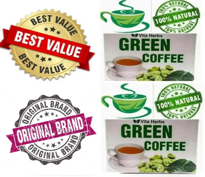 Vita Herbs GREEN COFFEE 2 BOX COMBO (20 sachets) Lazada PH