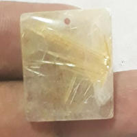 30.07 cts natural hi-end rutequartz gems stone